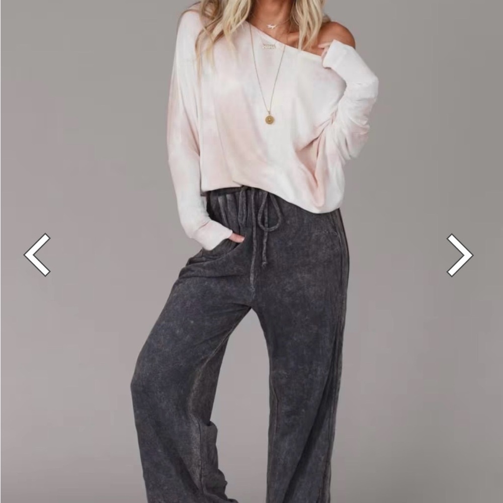 Three Bird Nest Dark Gray Pants